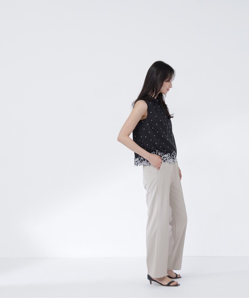 NATURAL BEAUTY BASIC(ナチュラルビューティーベーシック)の「ドットフラワー刺繍ブラウス(シャツ/ブラウス・レディース・ホワイト系その他/ブラック系その他2・SMALL/MEDIUM)」の14枚目の写真