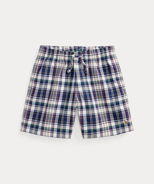 POLO RALPH LAUREN CHILDRENSWEAR(ポロ ラルフ ローレン チルドレンズウェア)の「ビッグ フィット チェック コットン オックスフォード ショートパンツ(その他パンツ・キッズ・マルチ・3/4/6/7)」の1枚目の写真