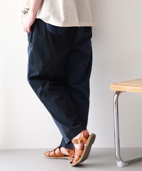 Emago(イマゴ)の「EMAGO かくかく花刺繍パンツ(その他パンツ・レディース・ブラック/アイボリー・FREE)」の14枚目の写真