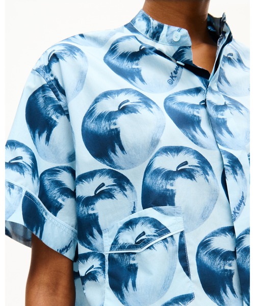 KENZO（ケンゾー）の「'KENZO Apple pop' ショートスリーブ シャツ イン コットン（シャツ/ブラウス・レディース・ブルー系その他・36/34）」の3枚目の写真