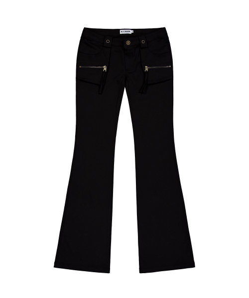 EYEER(イワイイアル)の「Low Rise Zip Pocket Boots-Cut Pants - Black(その他パンツ・レディース・その他・SMALL/MEDIUM)」の2枚目の写真