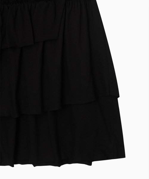 OHESHIO（オヘシオ）の「SHIRRING LAYERED DRESS, CHARCOAL（ワンピース・レディース・その他・FREE）」の13枚目の写真