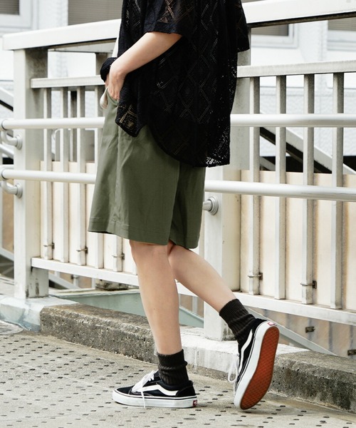 zootie（ズーティー）の「COOL TOUCH 接触冷感ショートパンツ（その他パンツ・レディース・ブラウン/アイボリー/ベージュ系その他/ブラック/ベージュ/カーキ・L/S/M）」の6枚目の写真