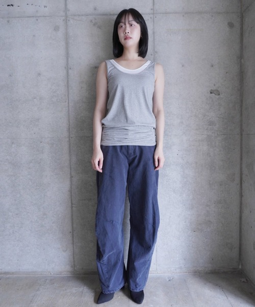 LCDC TM（エルシーディーシーティーエム）の「DISTRESSED CURVED PANTS（その他パンツ・レディース・Navy・S）」の22枚目の写真