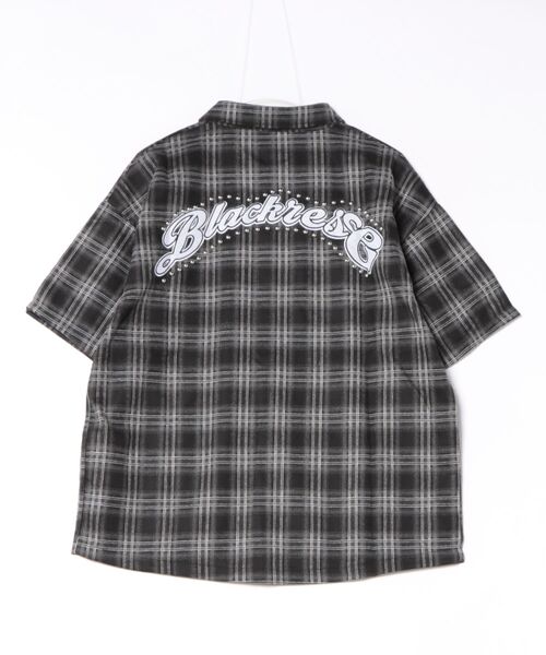 SPINNS(スピンズ)の「オンブレチェックシャツ/半袖/ストリートスターロゴ/バックロゴ(シャツ/ブラウス・メンズ・ブラック・ONESIZE)」の13枚目の写真