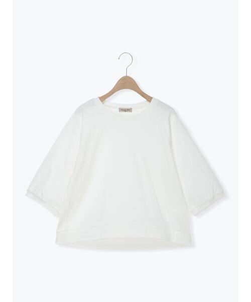 Samansa Mos2(サマンサ モスモス)の「袖カットワークプルオーバー(Tシャツ/カットソー・レディース・グリーン/ブラック/シルバーグレー/オフホワイト・F)」の16枚目の写真