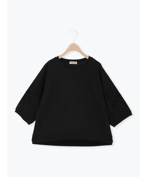 Samansa Mos2(サマンサ モスモス)の「袖カットワークプルオーバー(Tシャツ/カットソー・レディース・グリーン/ブラック/シルバーグレー/オフホワイト・F)」の17枚目の写真