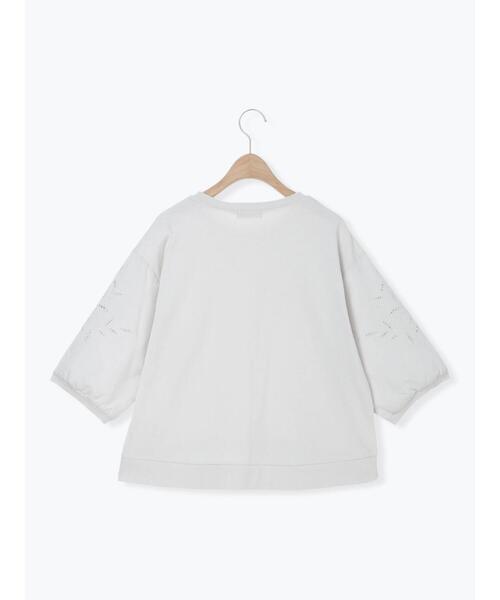 Samansa Mos2(サマンサ モスモス)の「袖カットワークプルオーバー(Tシャツ/カットソー・レディース・グリーン/ブラック/シルバーグレー/オフホワイト・F)」の20枚目の写真