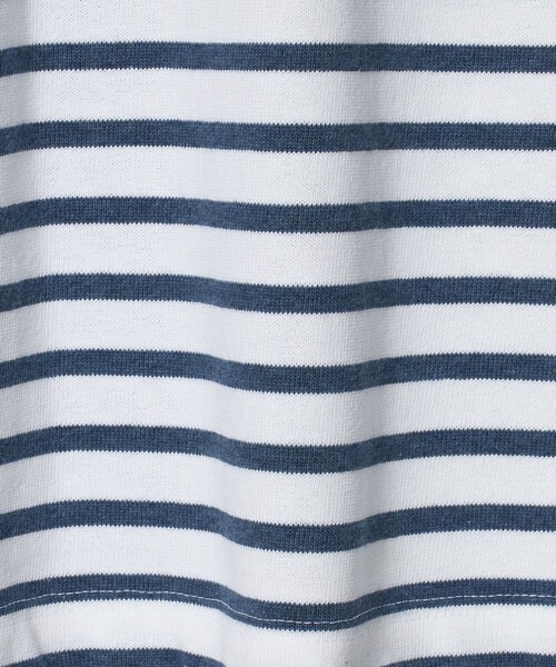 SAINT JAMES(セントジェームス)の「<SAINT JAMES> OUESSANT LOOSE II/ボーダー ウェッソン ルーズ II(Tシャツ/カットソー・メンズ・ネイビー/ライトグレー・4/5/6)」の7枚目の写真