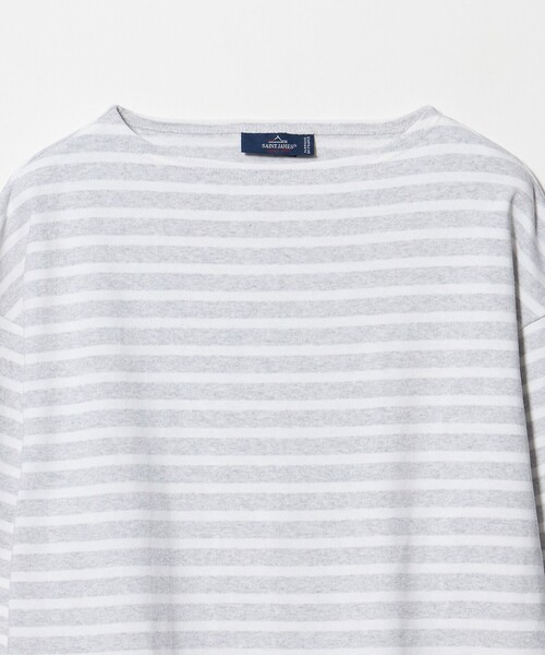 SAINT JAMES(セントジェームス)の「<SAINT JAMES> OUESSANT LOOSE II/ボーダー ウェッソン ルーズ II(Tシャツ/カットソー・メンズ・ネイビー/ライトグレー・4/5/6)」の8枚目の写真