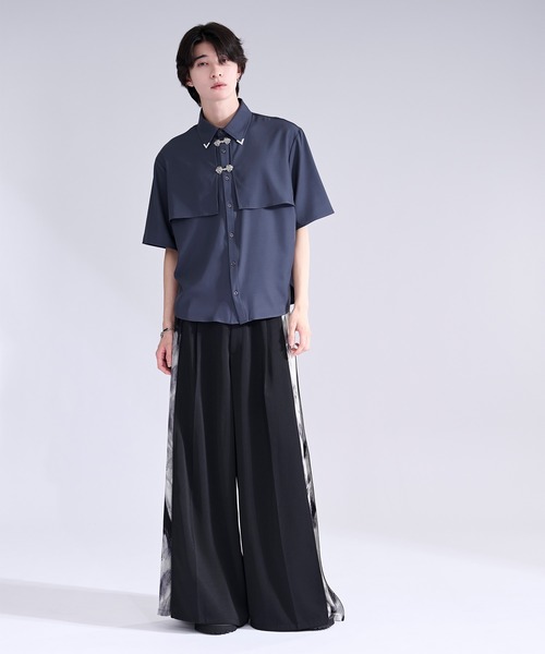 Ellno Loset(エルノロゼット)の「ニュアンスガラキリカエパンツ/SETUP対応(その他パンツ・メンズ・パープル/ブラック/グレー・X-SMALL/SMALL/MEDIUM/LARGE)」の19枚目の写真
