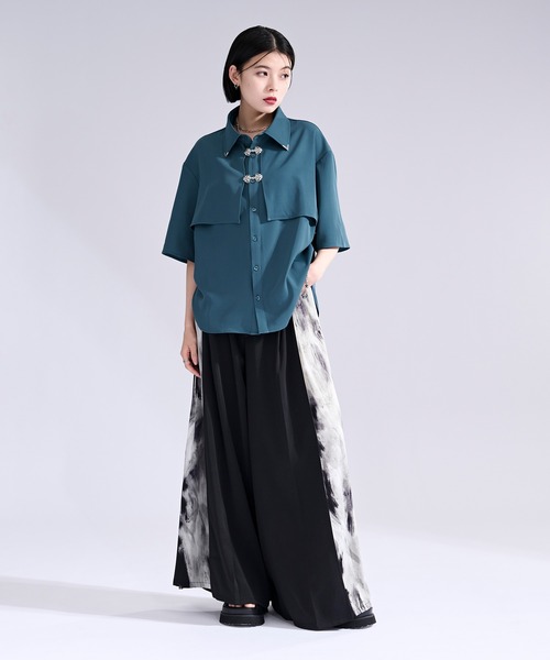 Ellno Loset(エルノロゼット)の「ニュアンスガラキリカエパンツ/SETUP対応(その他パンツ・メンズ・パープル/ブラック/グレー・X-SMALL/SMALL/MEDIUM/LARGE)」の14枚目の写真