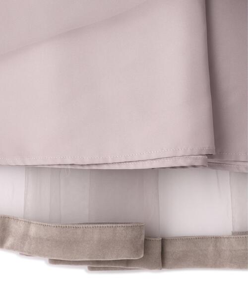 JILL by JILL STUART(ジルバイジルスチュアート)の「裾パイピングチュールスカート(スカート・レディース・ブラウン/ピンク/ホワイト・FREE)」の16枚目の写真