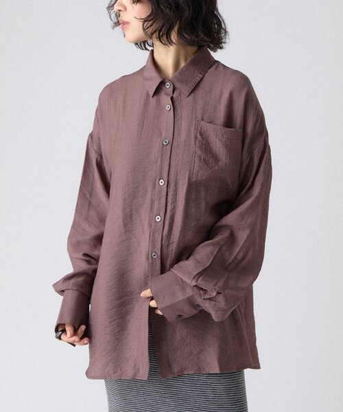 goocy（グーシー）の「袖ボリュームシアーシャツ（シャツ/ブラウス・レディース・ブラック/ブルー/アイボリー/ブラウン・FREE）」の21枚目の写真