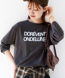 メルティ コットン ロゴ ロング スリーブ TEE