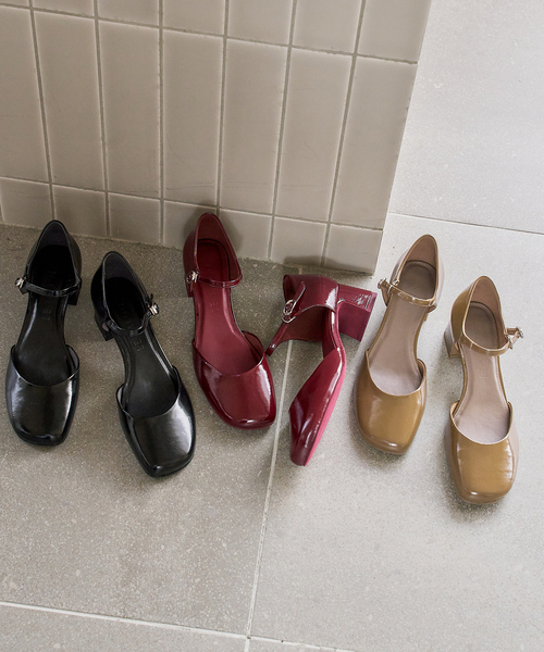 LE TALON(ルタロン)の「5cmオブリークメリージェーン(パンプス・レディース・ブラックミックス/ボルドー/カーキ・22cm/23cm/22.5cm/25cm/24.5cm/24cm/23.5cm)」の14枚目の写真