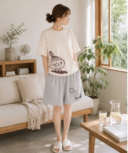 MOOMIN(ムーミン)の「【 MOOMIN / ムーミン 】 ドライタッチ メッシュ ショートパンツ 吸水速乾 WNI(その他パンツ・レディース・その他6/その他1/その他4/その他8/その他7/その他2/その他3/その他5・FREE)」の12枚目の写真