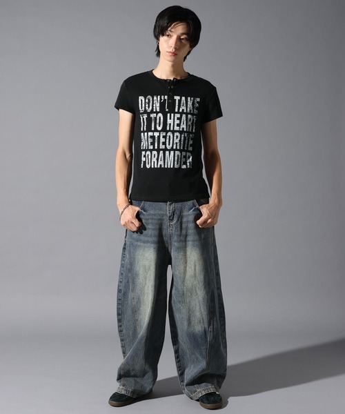 LAND MUSEUM(ランドミュージアム)の「LAND MUSEUM/デニムバレルパンツ(デニムパンツ・メンズ・ブルー・LARGE/MEDIUM)」の12枚目の写真