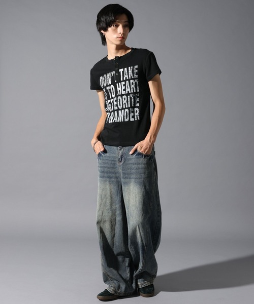 LAND MUSEUM(ランドミュージアム)の「LAND MUSEUM/デニムバレルパンツ(デニムパンツ・メンズ・ブルー・LARGE/MEDIUM)」の14枚目の写真