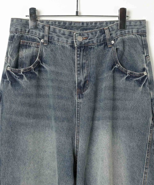 LAND MUSEUM(ランドミュージアム)の「LAND MUSEUM/デニムバレルパンツ(デニムパンツ・メンズ・ブルー・LARGE/MEDIUM)」の18枚目の写真