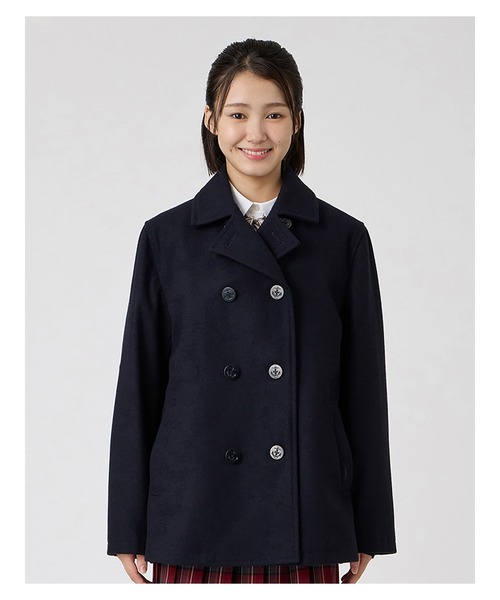 EASTBOY(イーストボーイ)の「P コート 制服 スクールコート 中学生 高校生(ピーコート・キッズ・ネイビー・11号/9号/13号/7号)」の15枚目の写真