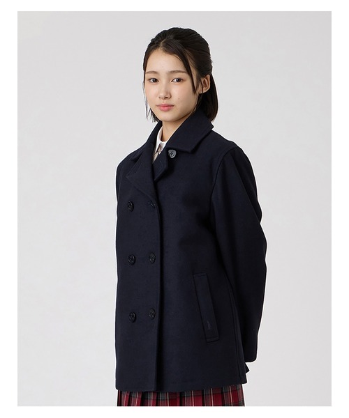 EASTBOY(イーストボーイ)の「P コート 制服 スクールコート 中学生 高校生(ピーコート・キッズ・ネイビー・11号/9号/13号/7号)」の16枚目の写真