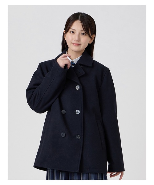 EASTBOY(イーストボーイ)の「P コート 制服 スクールコート 中学生 高校生(ピーコート・キッズ・ネイビー・11号/9号/13号/7号)」の3枚目の写真