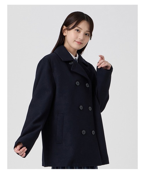 EASTBOY(イーストボーイ)の「P コート 制服 スクールコート 中学生 高校生(ピーコート・キッズ・ネイビー・11号/9号/13号/7号)」の4枚目の写真