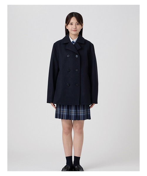 EASTBOY(イーストボーイ)の「P コート 制服 スクールコート 中学生 高校生(ピーコート・キッズ・ネイビー・11号/9号/13号/7号)」の5枚目の写真