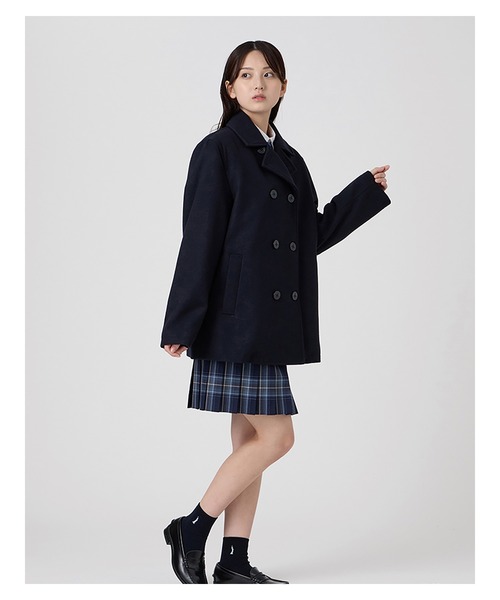 EASTBOY(イーストボーイ)の「P コート 制服 スクールコート 中学生 高校生(ピーコート・キッズ・ネイビー・11号/9号/13号/7号)」の7枚目の写真