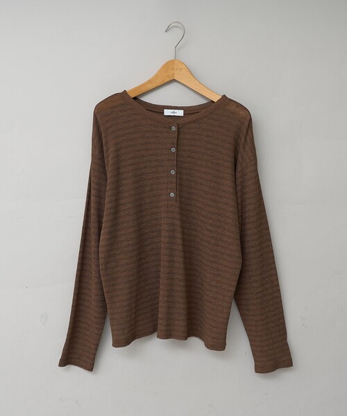 coen(コーエン)の「【セットアイテム】シアーヘンリーネック タンクトップセット(Tシャツ/カットソー・レディース・その他1/クリーム/ブラック/その他2・M/L)」の16枚目の写真