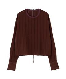 Toironier（トワロニエ）の「Toironier/トワロニエ/No Collar Back Zip Shirts（シャツ/ブラウス）」