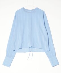 Toironier（トワロニエ）の「Toironier/トワロニエ/No Collar Back Zip Shirts（シャツ/ブラウス）」