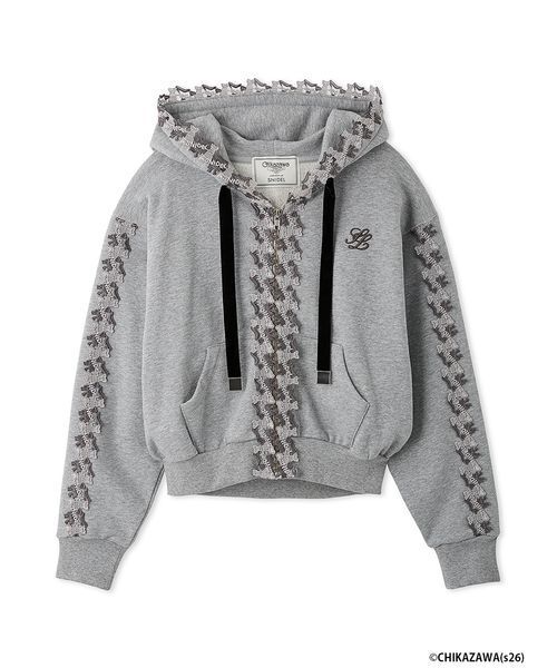 SNIDEL(スナイデル)の「【SNIDEL×近沢レース店】コラボスウェットパーカー(パーカー・レディース・ネイビー/グレー/ピンク・F)」の18枚目の写真
