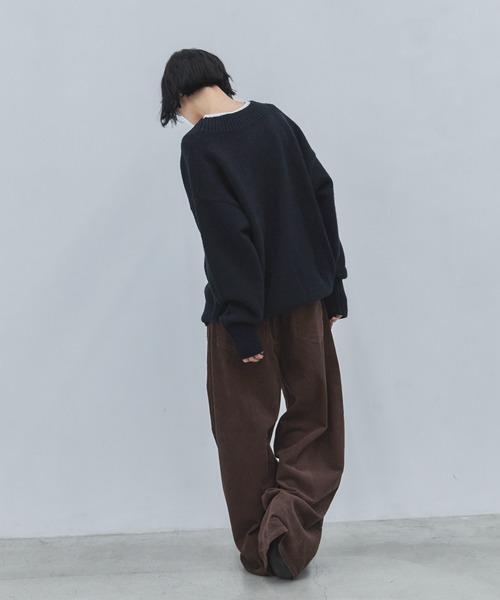 feepur（フェピュール）の「【4size展開】バレルレッグコーデュロイパンツ（その他パンツ・レディース・ブラウン/アイボリー・SMALL/MEDIUM/LARGE/TALL）」の13枚目の写真
