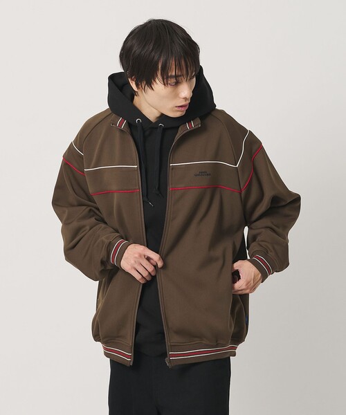 NICE WEATHER（ナイスウェザー）の「＜NICE WEATHER＞トラックジャケット（ブルゾン・メンズ・ダークブラウン/パープル/ブラック・S/L/M）」の9枚目の写真