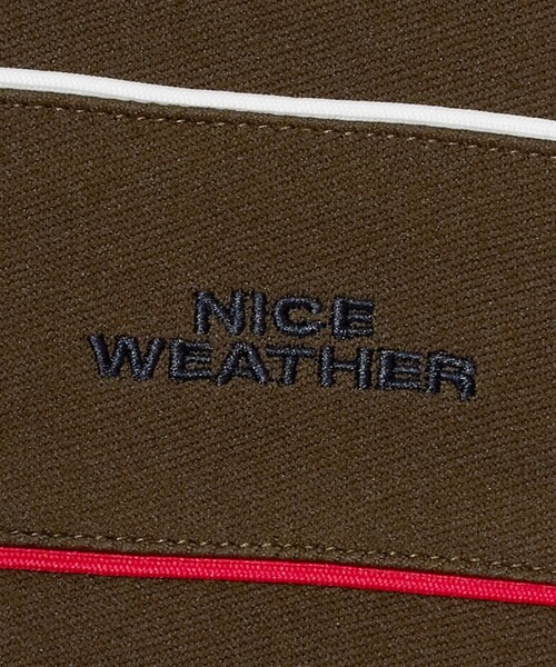 NICE WEATHER（ナイスウェザー）の「＜NICE WEATHER＞トラックジャケット（ブルゾン・メンズ・ダークブラウン/パープル/ブラック・S/L/M）」の22枚目の写真