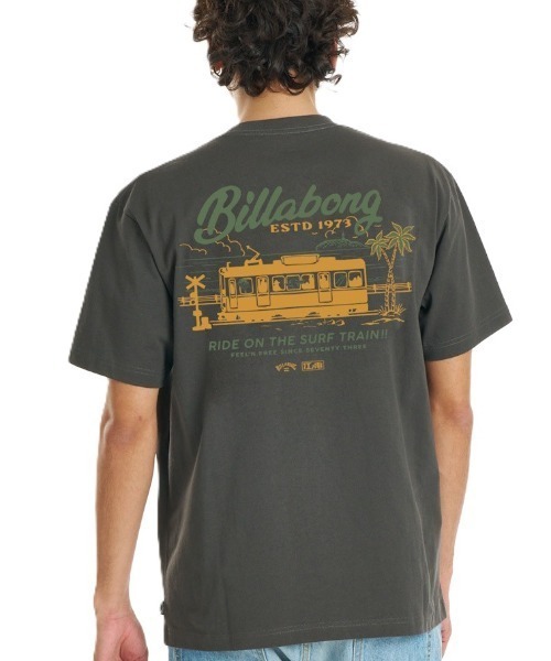 BILLABONG(ビラボン)の「ビラボン BILLABONG SURF TRAIN(Tシャツ/カットソー・メンズ・グリーン/クリーム/ダークグレー・M/L/LL)」の3枚目の写真