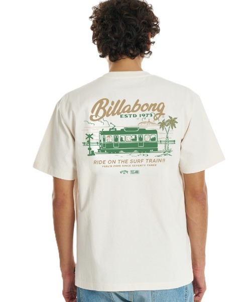 BILLABONG(ビラボン)の「ビラボン BILLABONG SURF TRAIN(Tシャツ/カットソー・メンズ・グリーン/クリーム/ダークグレー・M/L/LL)」の1枚目の写真