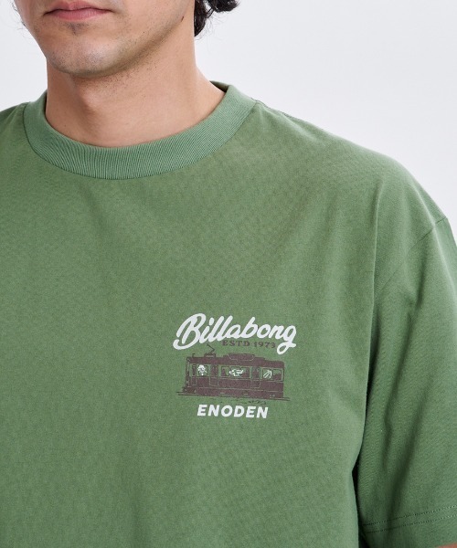 BILLABONG(ビラボン)の「ビラボン BILLABONG SURF TRAIN(Tシャツ/カットソー・メンズ・グリーン/クリーム/ダークグレー・M/L/LL)」の5枚目の写真