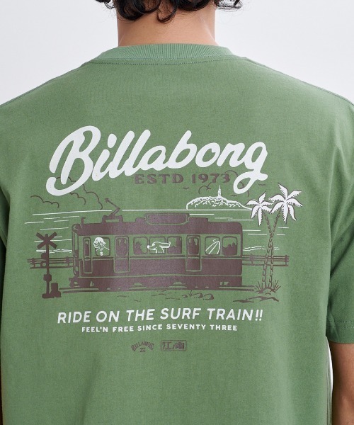 BILLABONG(ビラボン)の「ビラボン BILLABONG SURF TRAIN(Tシャツ/カットソー・メンズ・グリーン/クリーム/ダークグレー・M/L/LL)」の6枚目の写真