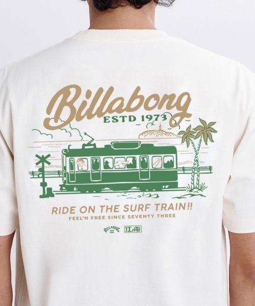 BILLABONG(ビラボン)の「ビラボン BILLABONG SURF TRAIN(Tシャツ/カットソー・メンズ・グリーン/クリーム/ダークグレー・M/L/LL)」の13枚目の写真