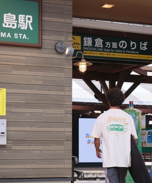 BILLABONG(ビラボン)の「ビラボン BILLABONG SURF TRAIN(Tシャツ/カットソー・メンズ・グリーン/クリーム/ダークグレー・M/L/LL)」の14枚目の写真