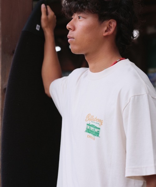 BILLABONG(ビラボン)の「ビラボン BILLABONG SURF TRAIN(Tシャツ/カットソー・メンズ・グリーン/クリーム/ダークグレー・M/L/LL)」の17枚目の写真