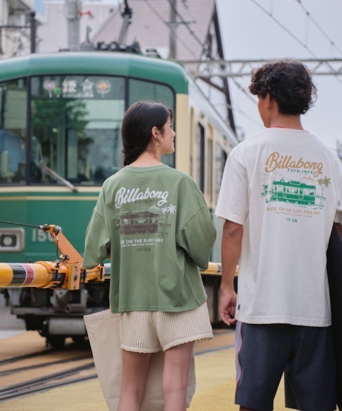BILLABONG(ビラボン)の「ビラボン BILLABONG SURF TRAIN(Tシャツ/カットソー・メンズ・グリーン/クリーム/ダークグレー・M/L/LL)」の16枚目の写真