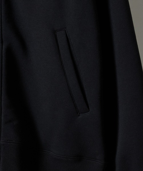 NUMBER (N)INE(ナンバーナイン)の「2P SKULL WAPPEN RIB COLLAR FRENCH TERRY TRACK JACKET / 2スカル ワッペン刺繍 リブカラー スウェット トラックジャケット(ジャージ・メンズ・ブラック・2/4/3)」の4枚目の写真