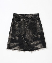 EX.DENIM WRAP SKIRT