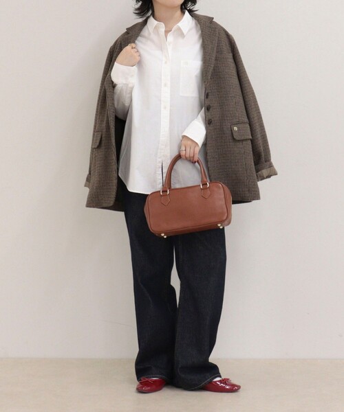 fredy emue(フレディエミュ)の「FR BASIC シャツ(シャツ/ブラウス・レディース・パープル系その他/ブルー系その他/ベージュ系その他/オフホワイト・38)」の16枚目の写真