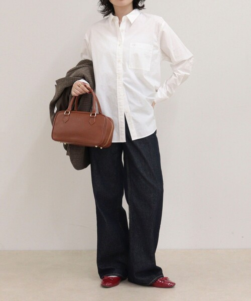 fredy emue(フレディエミュ)の「FR BASIC シャツ(シャツ/ブラウス・レディース・パープル系その他/ブルー系その他/ベージュ系その他/オフホワイト・38)」の20枚目の写真