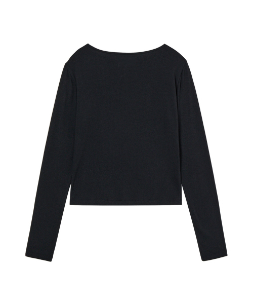 DEINET（ダイニット）の「I HATE LONG SLEEVE IN BLACK（Tシャツ/カットソー・レディース・その他・FREE）」の2枚目の写真